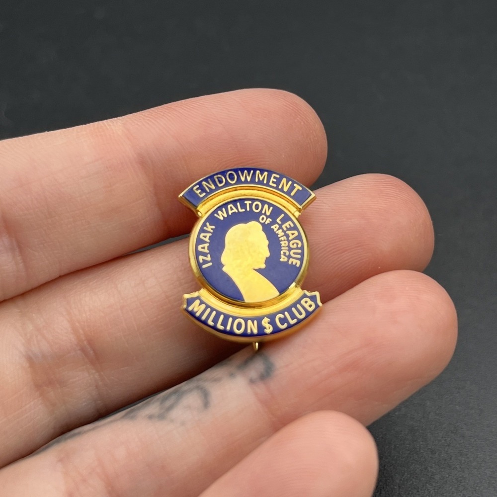 Izaak Walton League Of America Million Club Endowment Lapel Hat Pin